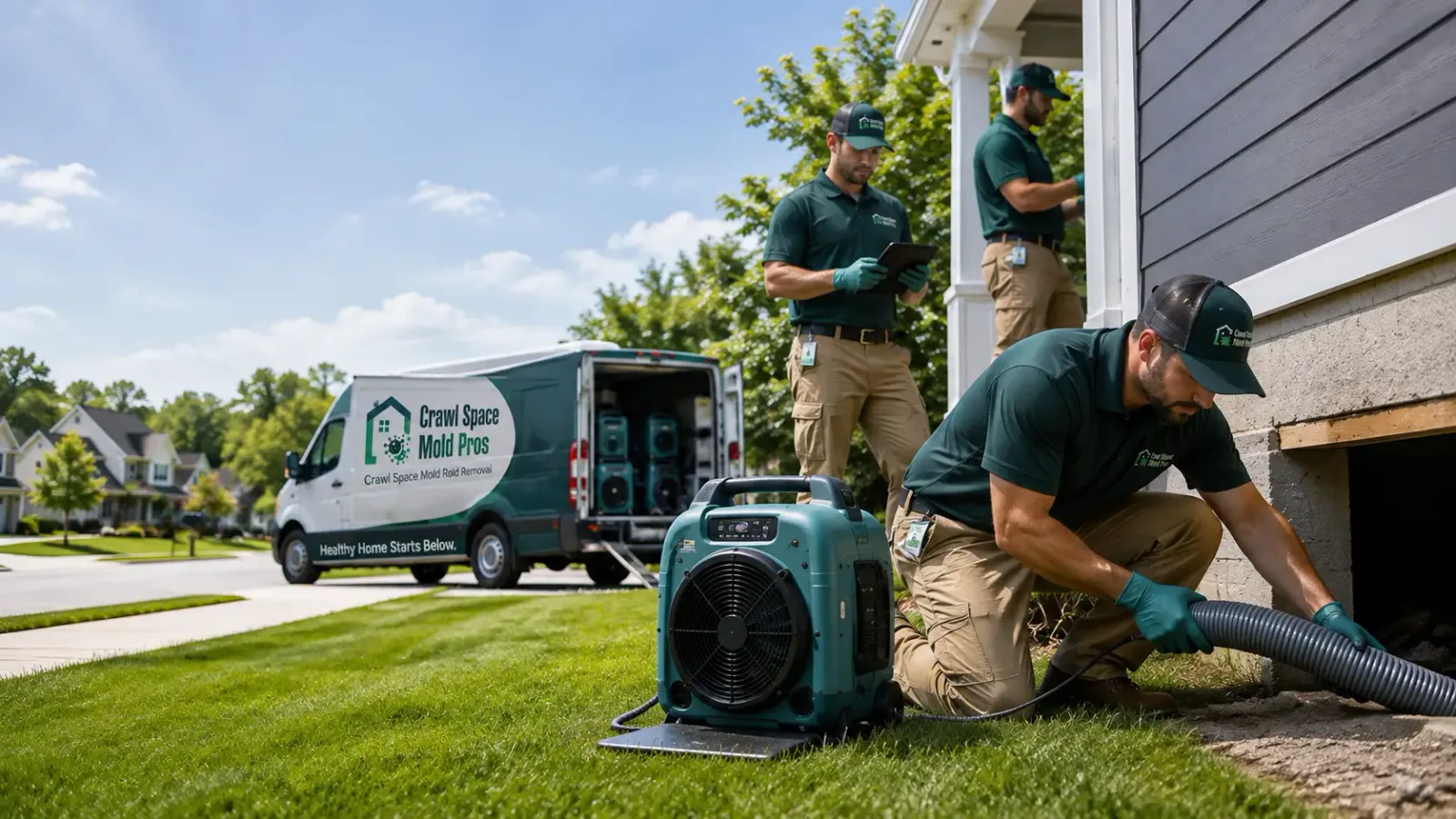 Crawl Space Mold Removal in Grangeville, ID